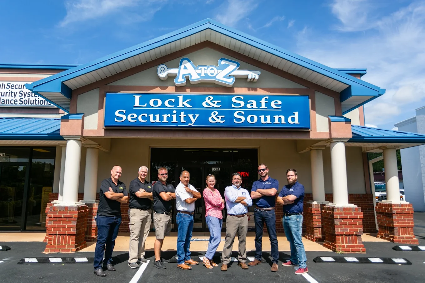 A to Z Security & Sound storefront